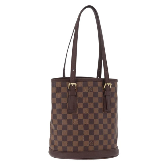 LOUIS VUITTON Damier Ebene Marais Shoulder Bag N42240 LV Auth ka6475