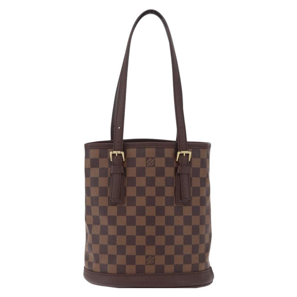 LOUIS VUITTON Damier Ebene Marais Shoulder Bag N42240 LV Auth ka6475