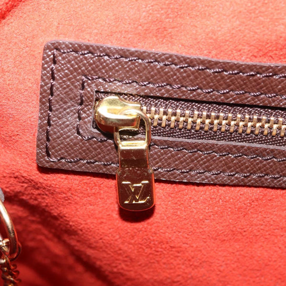 LOUIS VUITTON Damier Ebene Marais Shoulder Bag N42240 LV Auth ka6475