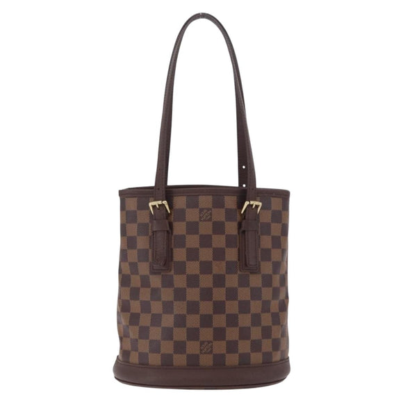 LOUIS VUITTON Damier Ebene Marais Shoulder Bag N42240 LV Auth ka6475
