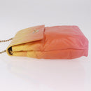 CHANEL Large Hobo Matelasse Chain Shoulder Bag Calf Skin Orange Auth ka6476SAM-5