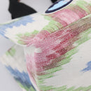 LOEWE Hand Bag Canvas White Multicolor Auth ka6479V-14