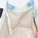 LOEWE Hand Bag Canvas White Multicolor Auth ka6479V-19