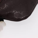 GUCCI GG implementation Waist Bag PVC Wine Red Silver 233269 Auth ka648-14