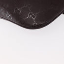 GUCCI GG implementation Waist Bag PVC Wine Red Silver 233269 Auth ka648-15