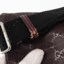 GUCCI GG implementation Waist Bag PVC Wine Red Silver 233269 Auth ka648-10