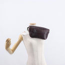 GUCCI GG implementation Waist Bag PVC Wine Red Silver 233269 Auth ka648-24