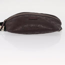 GUCCI GG implementation Waist Bag PVC Wine Red Silver 233269 Auth ka648-5