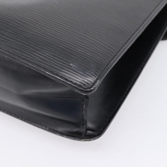 LOUIS VUITTON Epi Monceau 28 Hand Bag Black M52122 LV Auth ka6480