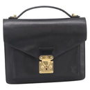 LOUIS VUITTON Epi Monceau 28 Hand Bag Black M52122 LV Auth ka6480-13