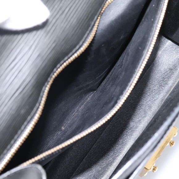 LOUIS VUITTON Epi Monceau 28 Hand Bag Black M52122 LV Auth ka6480