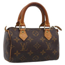 LOUIS VUITTON Monogram Mini Speedy Hand Bag M41534 LV Auth ka6485-1