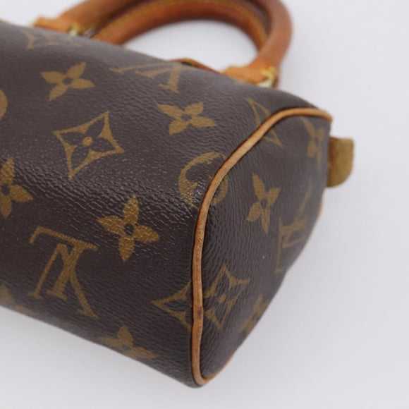 LOUIS VUITTON Monogram Mini Speedy Hand Bag M41534 LV Auth ka6485