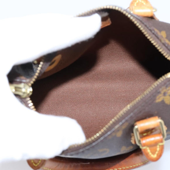 LOUIS VUITTON Monogram Mini Speedy Hand Bag M41534 LV Auth ka6485