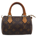 LOUIS VUITTON Monogram Mini Speedy Hand Bag M41534 LV Auth ka6485-13