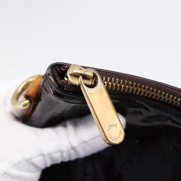 LOUIS VUITTON Monogram Vernis Bellevue GM Tote Bag Amarante M93589 Auth ka6486