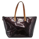 LOUIS VUITTON Monogram Vernis Bellevue GM Tote Bag Amarante M93589 Auth ka6486-13