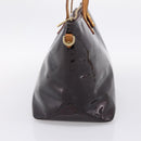 LOUIS VUITTON Monogram Vernis Bellevue GM Tote Bag Amarante M93589 Auth ka6486-3