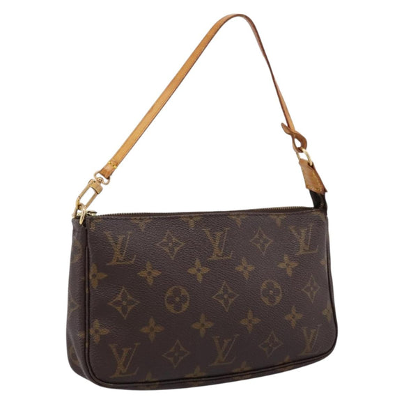 LOUIS VUITTON Monogram Pochette Accessoires Pouch M51980 LV Auth ka6489