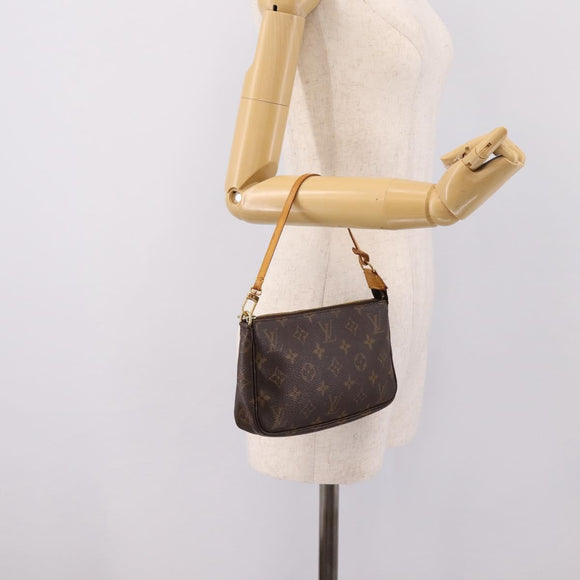 LOUIS VUITTON Monogram Pochette Accessoires Pouch M51980 LV Auth ka6489