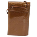 LOUIS VUITTON Monogram Vernis Walker Wallet Bronze M91154 LV Auth ka6490-2