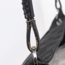 GUCCI GG Canvas Tote Bag Black Silver 115015 Auth ka6491-14