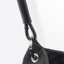 GUCCI GG Canvas Tote Bag Black Silver 115015 Auth ka6491-15