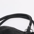 GUCCI GG Canvas Tote Bag Black Silver 115015 Auth ka6491-8