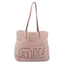 Miu Miu Shoulder Bag Fur Pink Auth ka6494V-13