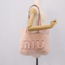 Miu Miu Shoulder Bag Fur Pink Auth ka6494V-20
