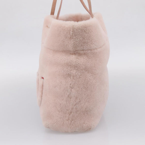Miu Miu Shoulder Bag Fur Pink Auth ka6494V