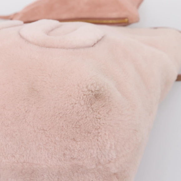 Miu Miu Shoulder Bag Fur Pink Auth ka6494V
