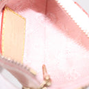 LOUIS VUITTON Monogram Denim Pochette Cles Coin Purse Pink M13208 Auth ka6496M-11