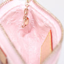 LOUIS VUITTON Monogram Denim Pochette Cles Coin Purse Pink M13208 Auth ka6496M-20