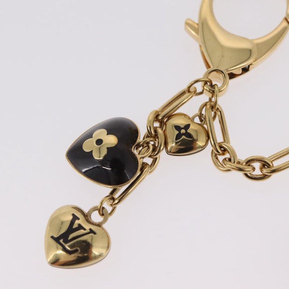 LOUIS VUITTON Bijoux Sac Cool Charm Metal Gold Tone M65757 LV Auth ka6498V