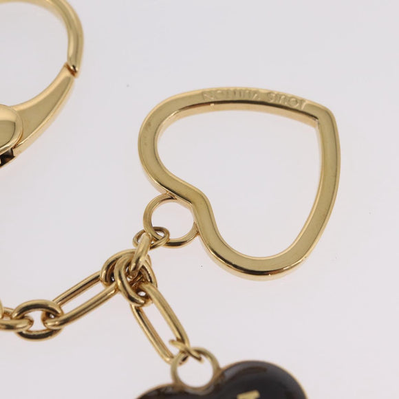 LOUIS VUITTON Bijoux Sac Cool Charm Metal Gold Tone M65757 LV Auth ka6498V