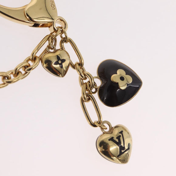 LOUIS VUITTON Bijoux Sac Cool Charm Metal Gold Tone M65757 LV Auth ka6498V