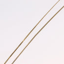 Christian Dior Necklace Metal Gold Tone Auth ka6499-12