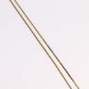Christian Dior Necklace Metal Gold Tone Auth ka6499-5