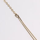 Christian Dior Necklace Metal Gold Tone Auth ka6499-7