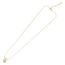 Christian Dior Necklace Metal Gold Tone Auth ka6500-10