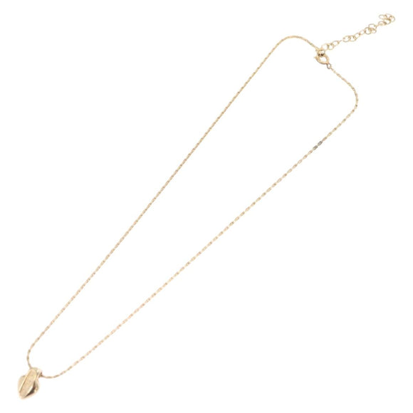 Christian Dior Necklace Metal Gold Tone Auth ka6500