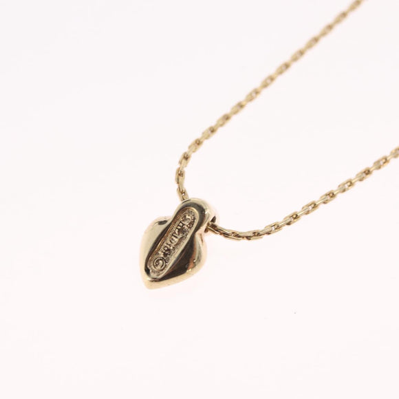Christian Dior Necklace Metal Gold Tone Auth ka6500