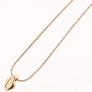 Christian Dior Necklace Metal Gold Tone Auth ka6500-12