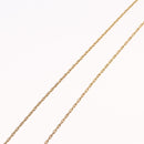 Christian Dior Necklace Metal Gold Tone Auth ka6500-13