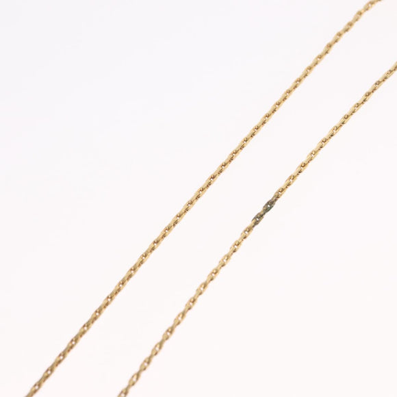 Christian Dior Necklace Metal Gold Tone Auth ka6500