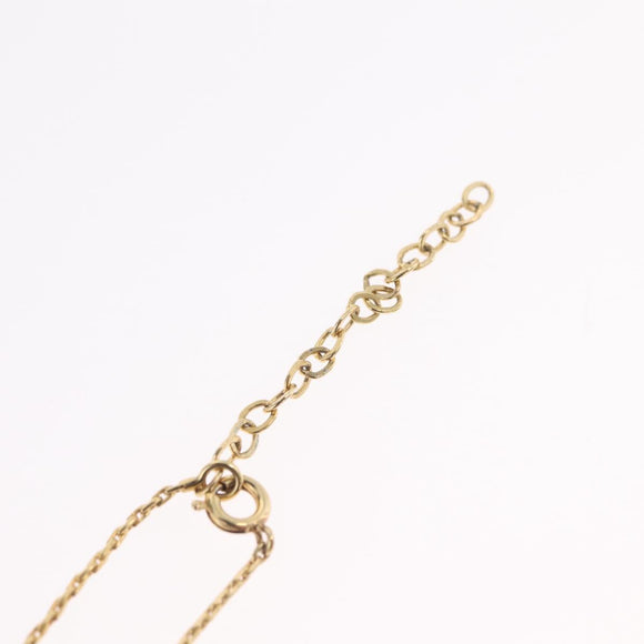 Christian Dior Necklace Metal Gold Tone Auth ka6500