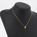 Christian Dior Necklace Metal Gold Tone Auth ka6500-17