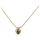 Christian Dior Necklace Metal Gold Tone Auth ka6500-1