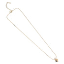 Christian Dior Necklace Metal Gold Tone Auth ka6500-2